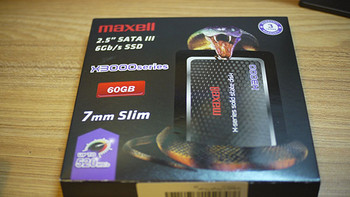 Maxell 麦克赛尔 X3000系列 60G 2.5英寸 SSD固态硬盘