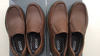 上阵父子鞋：ECCO 爱步 Iron Slip On 铁人 男士真皮乐福鞋