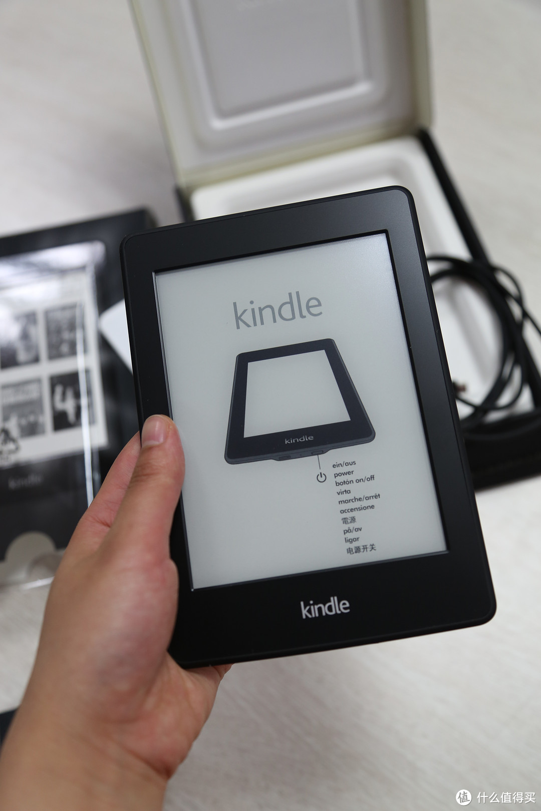 京东购入 Kindle Paperwhite 2，附DIY 小清新 保护套