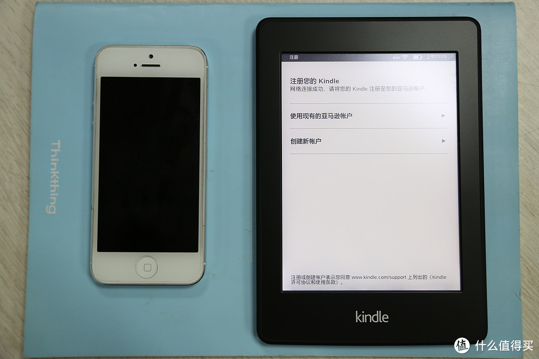 京东购入 Kindle Paperwhite 2，附DIY 小清新 保护套