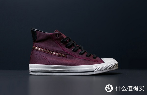 拉链帆布鞋 CONVERSE匡威 x John Varvatos 推拉链高帮鞋款