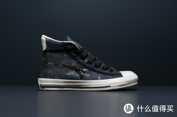 拉链帆布鞋 CONVERSE匡威 x John Varvatos 推拉链高帮鞋款