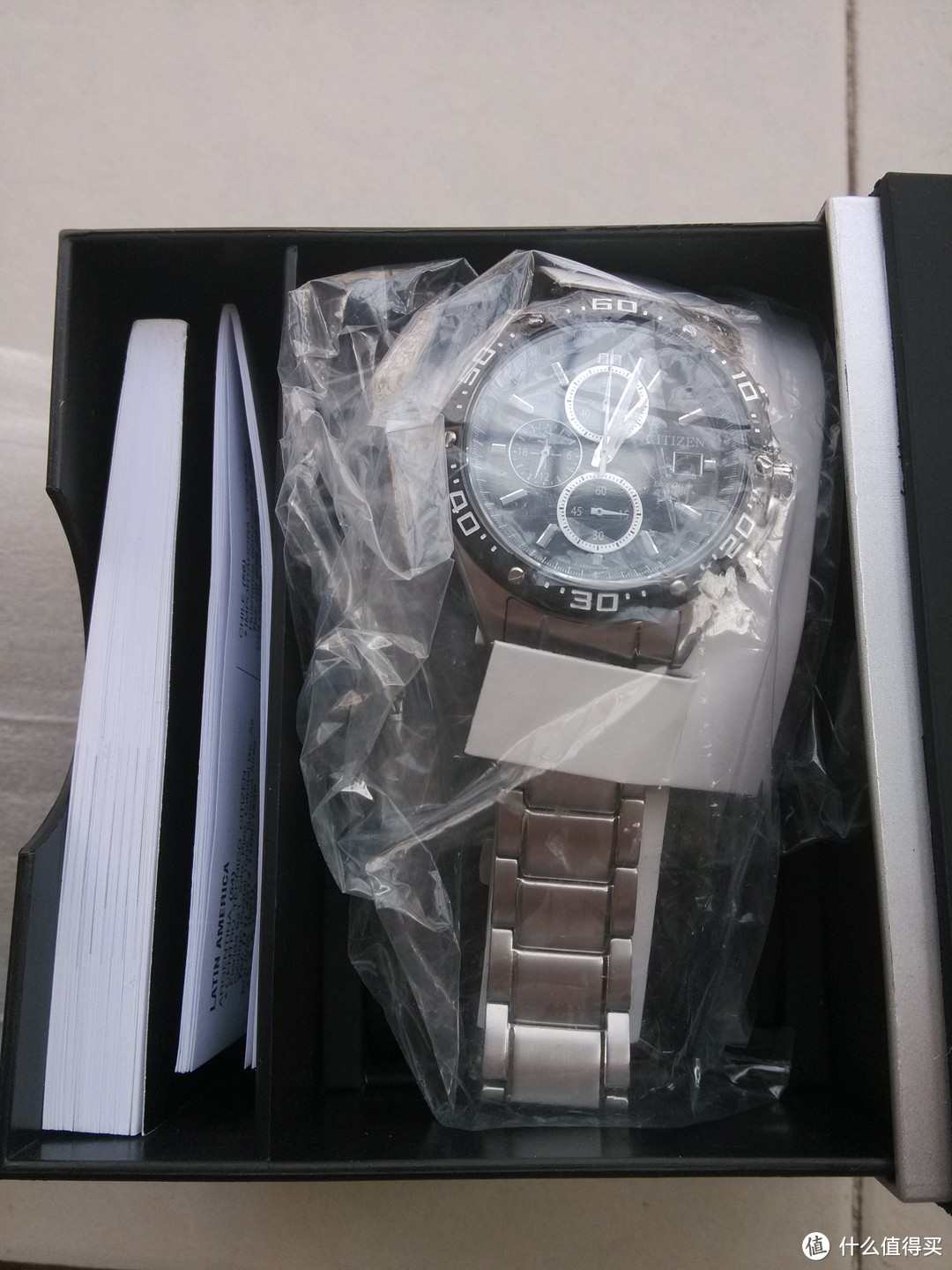 CITIZEN 西铁城 SUPER TITANIUM CHRONOGRAPH CA0030-61E 男士光动能腕表（超级钛）