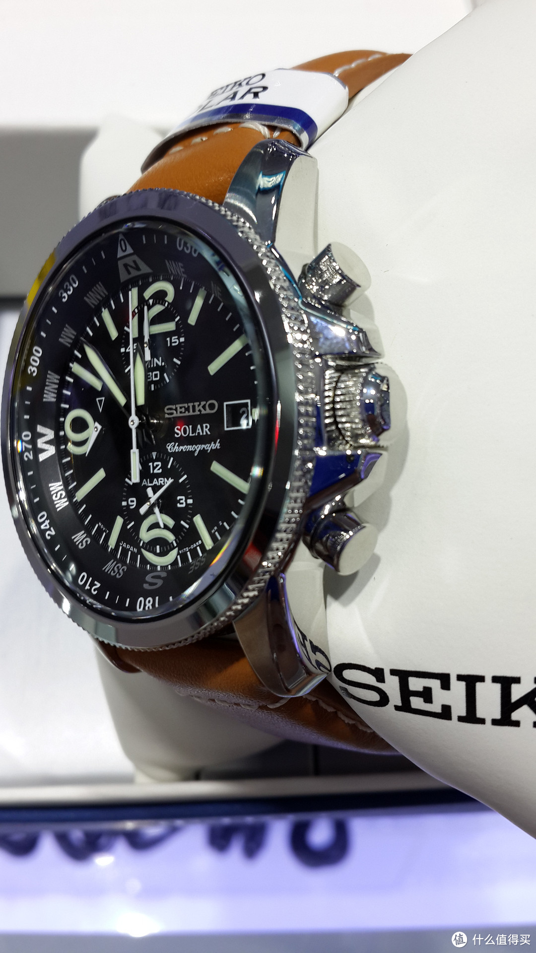 好基友 好朋友：SEIKO 精工 SSC081 男士光动能腕表