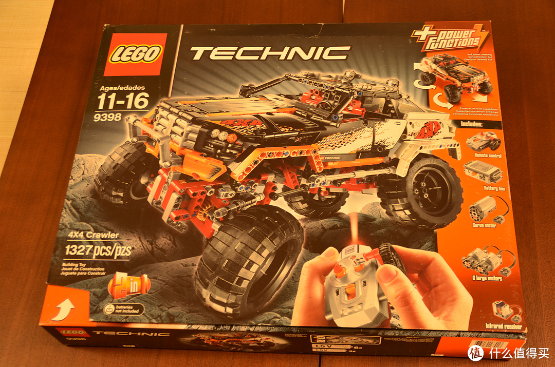 初入LEGO TECHNIC坑：12年旗舰4×4 LEGO 乐高 机械组 Technic 9398 四驱越野遥控车 crawler 搭建