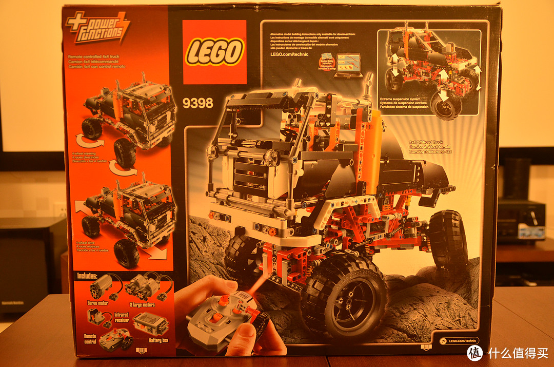 初入LEGO TECHNIC坑：12年旗舰4×4 LEGO 乐高 机械组 Technic 9398 四驱越野遥控车 crawler 搭建