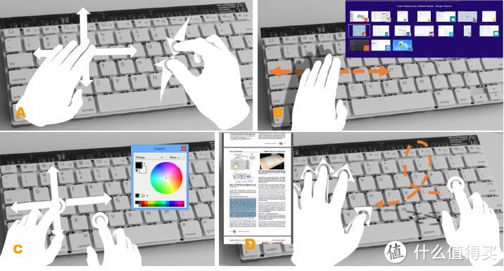 微软展示Type-Hover-Swipe键盘 支持手势操作