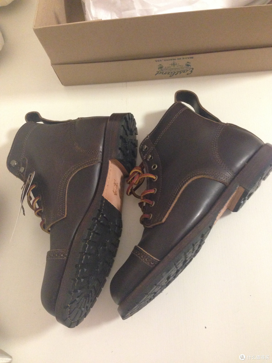 小众品牌：Eastland Made In Maine，Monroe USA Cap Toe 男靴