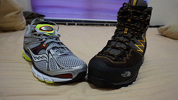 The North Face 北面Verbera Lightpacker GTX 户外鞋+Saucony 索康尼 Guide 6 次*级稳定跑鞋