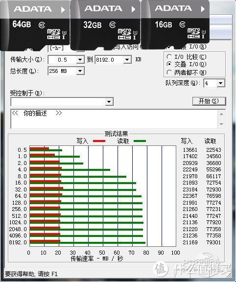 ADATA 威刚 16G UHS-1 Class10 TF(Micro SD) 高速存储卡 测速体验