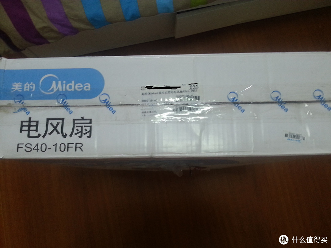 Midea 美的 遥控式落地电风扇 FS40-10FR 开箱组装