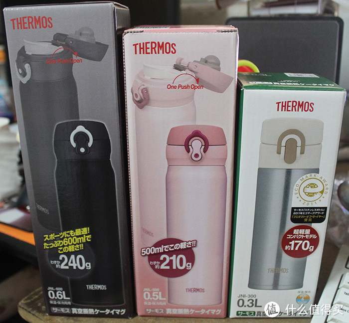 日淘 THERMOS 膳魔师 保温杯 JNI-300 SL、JNL-500 PCH、JNL-600 DPL+保温便当盒 JBC-800 P