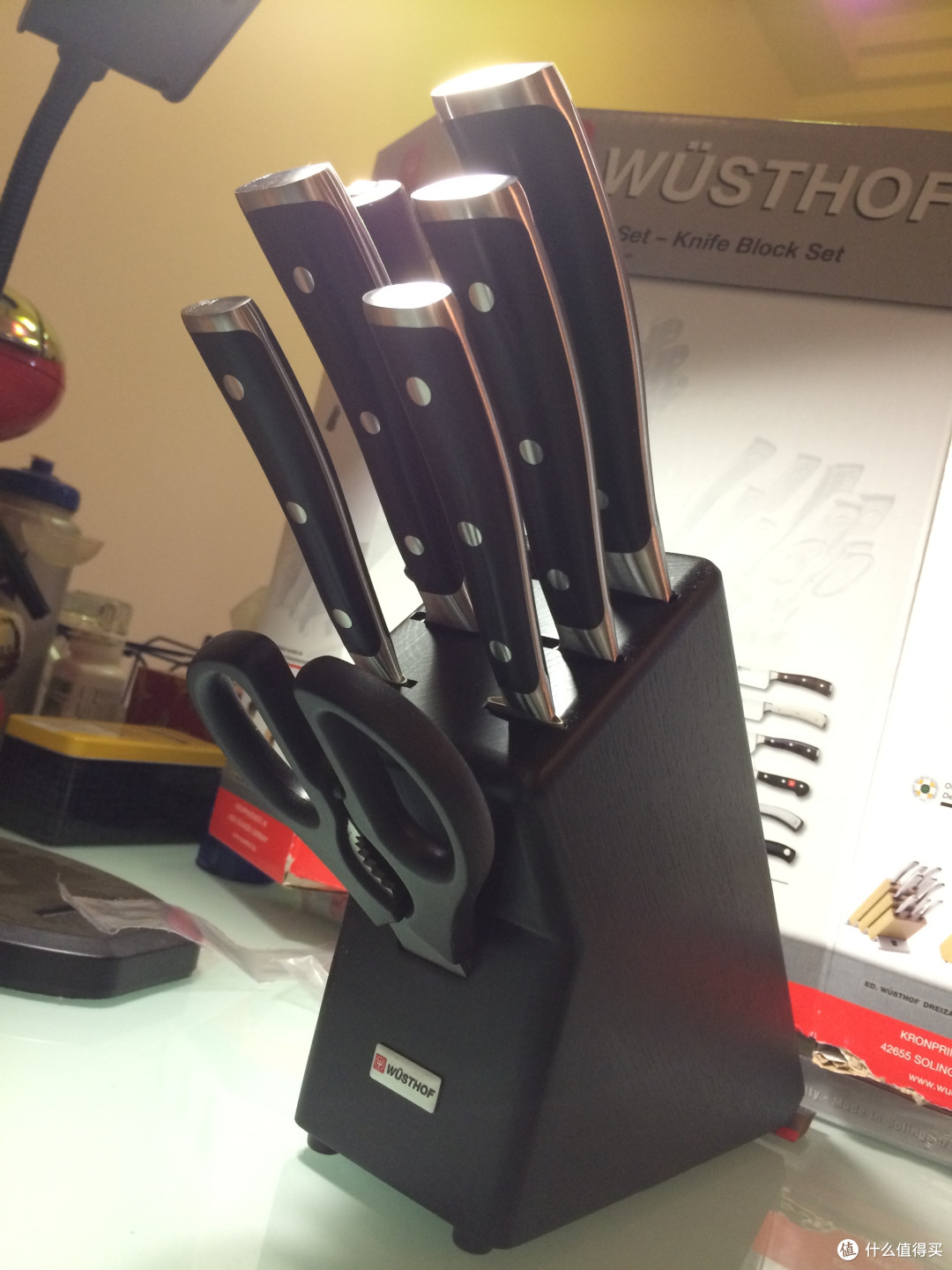 德亚入手wüsthof三叉classicikon艾科经典刀具7件套98769