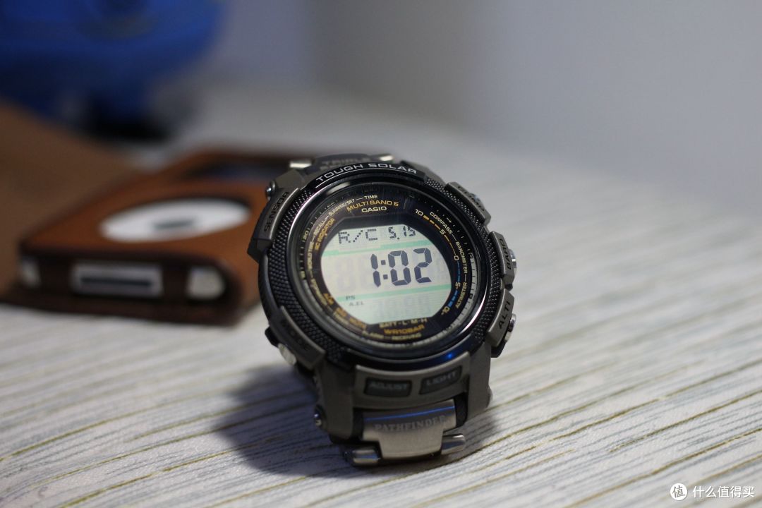 casio 卡西欧 paw2000t-7cr 男款太阳能电波表 timex 天美时 t2