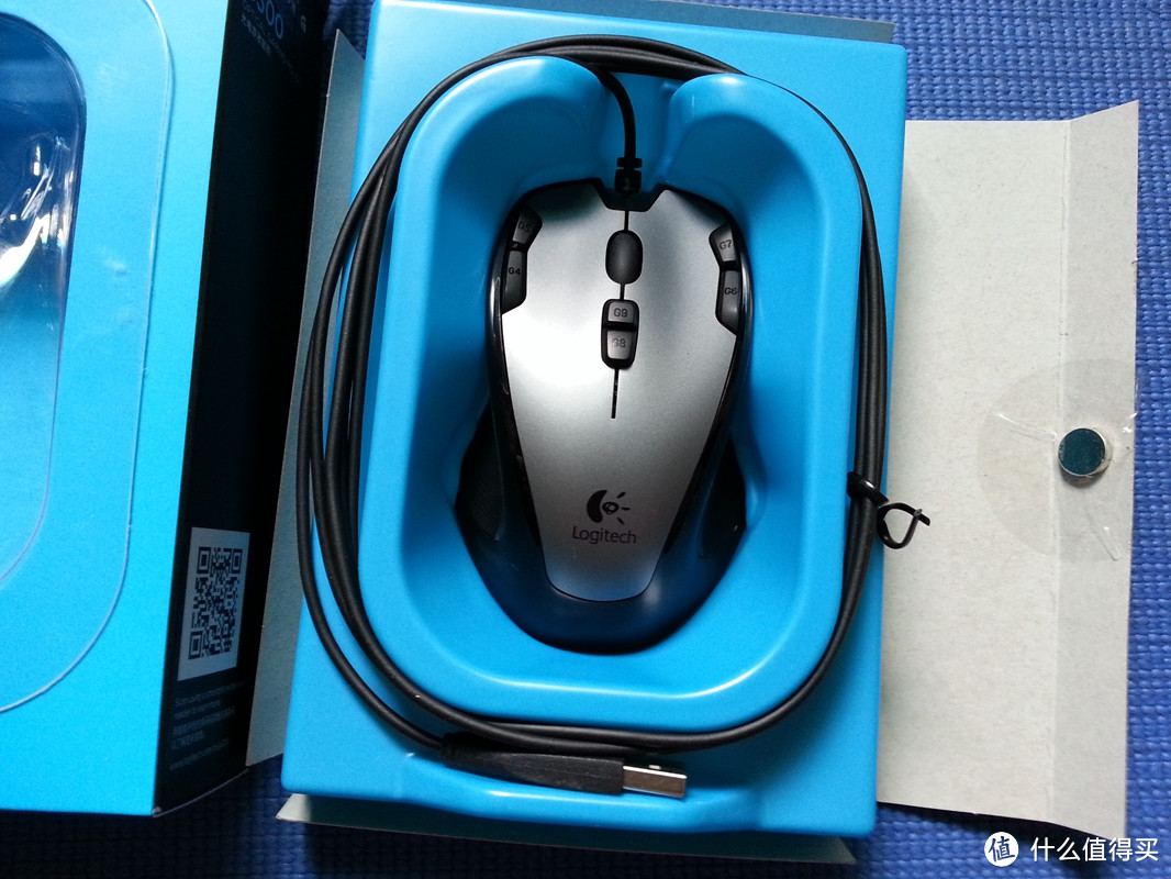 Logitech 罗技 G300 光电游戏鼠标 — 超多按键MMORPG好搭档