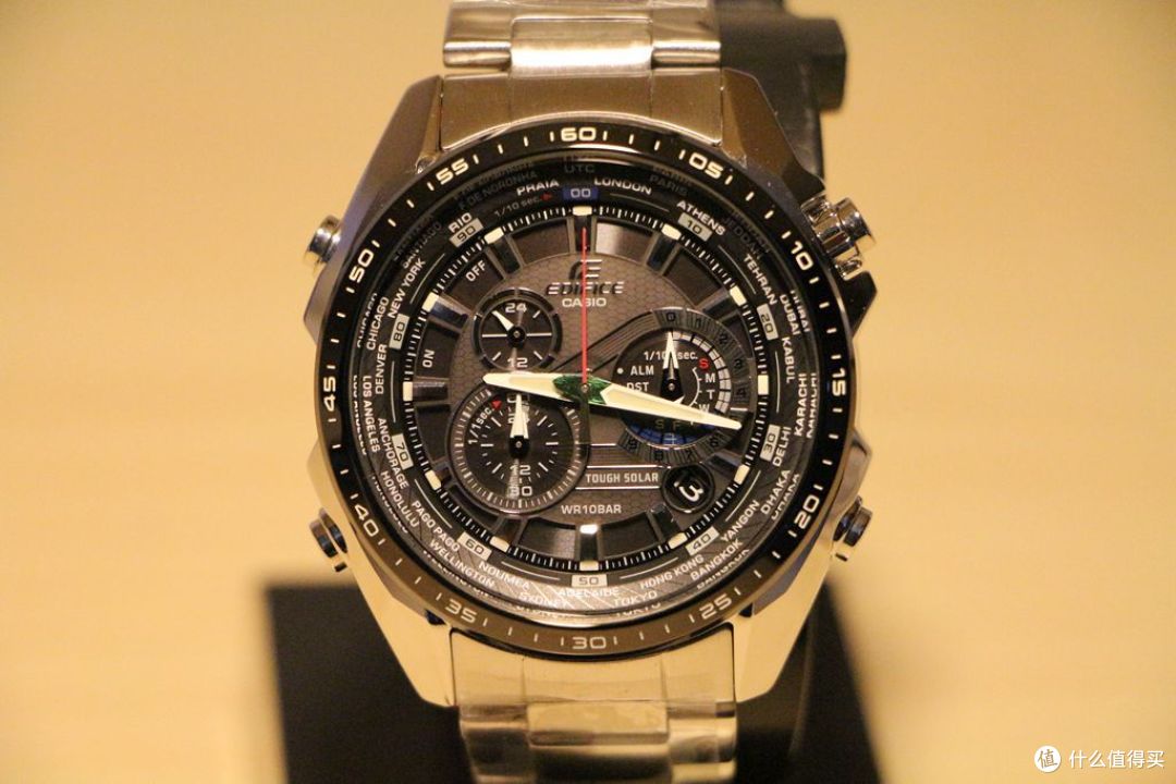 casio 卡西欧 edifice系列 eqs500db-1a1 男士腕表  citizen 西铁城