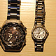 CASIO 卡西欧 Edifice系列 EQS500DB-1A1 男士腕表+ Citizen 西铁城 EW0894-57D 女士光动能镶钻腕表