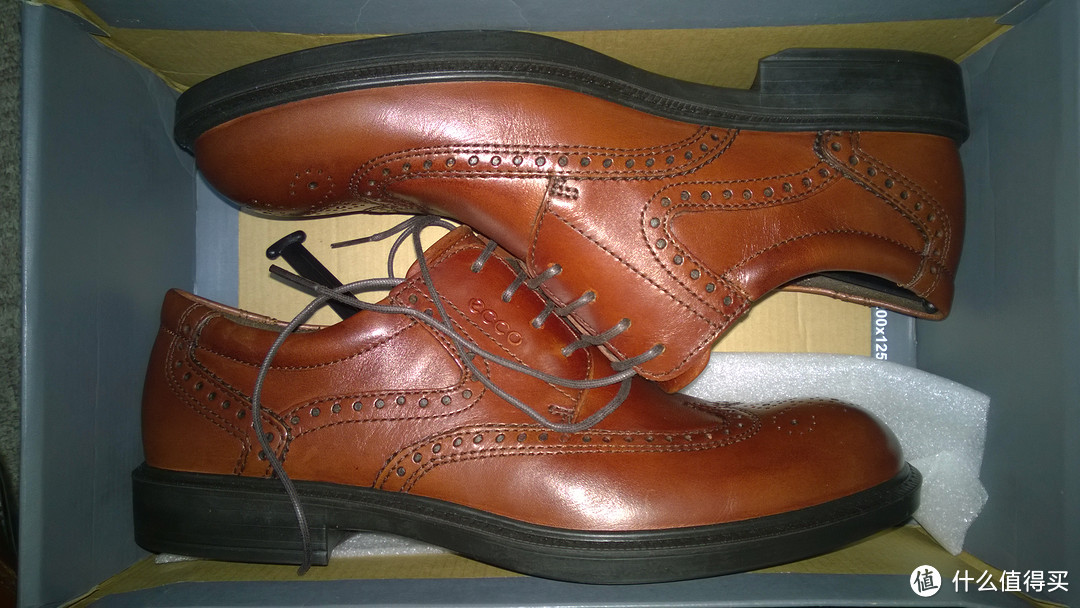 ecco 爱步 Atlanta Wing Tip Oxford 男款正装系带皮鞋