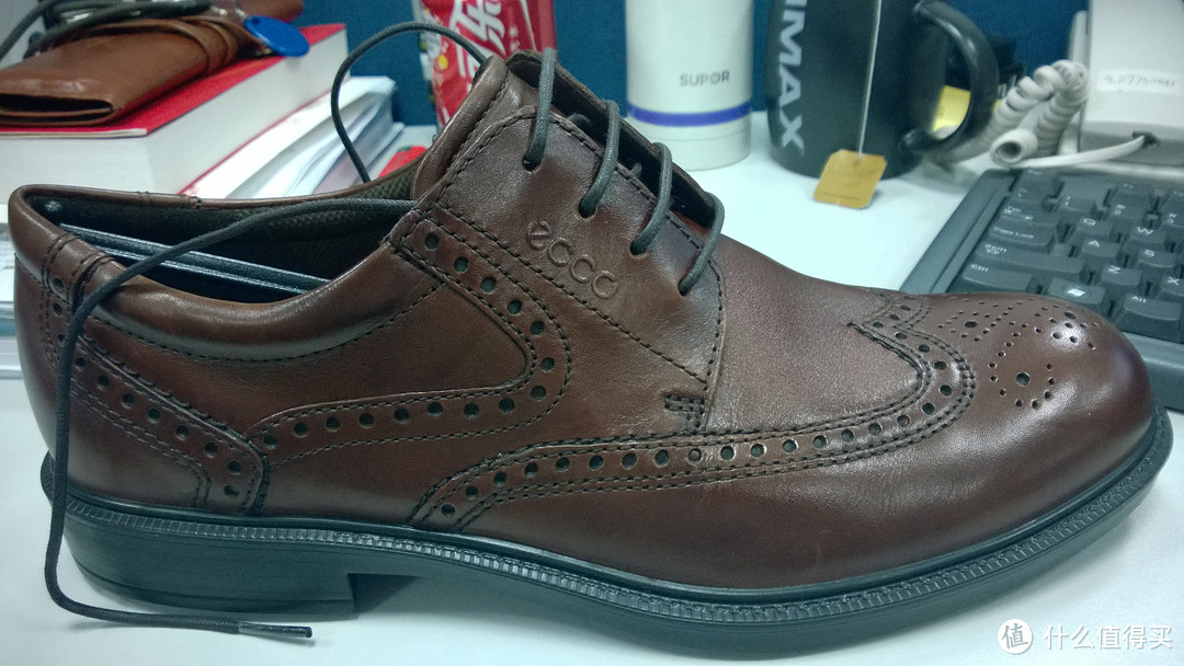 ecco 爱步 Atlanta Wing Tip Oxford 男款正装系带皮鞋