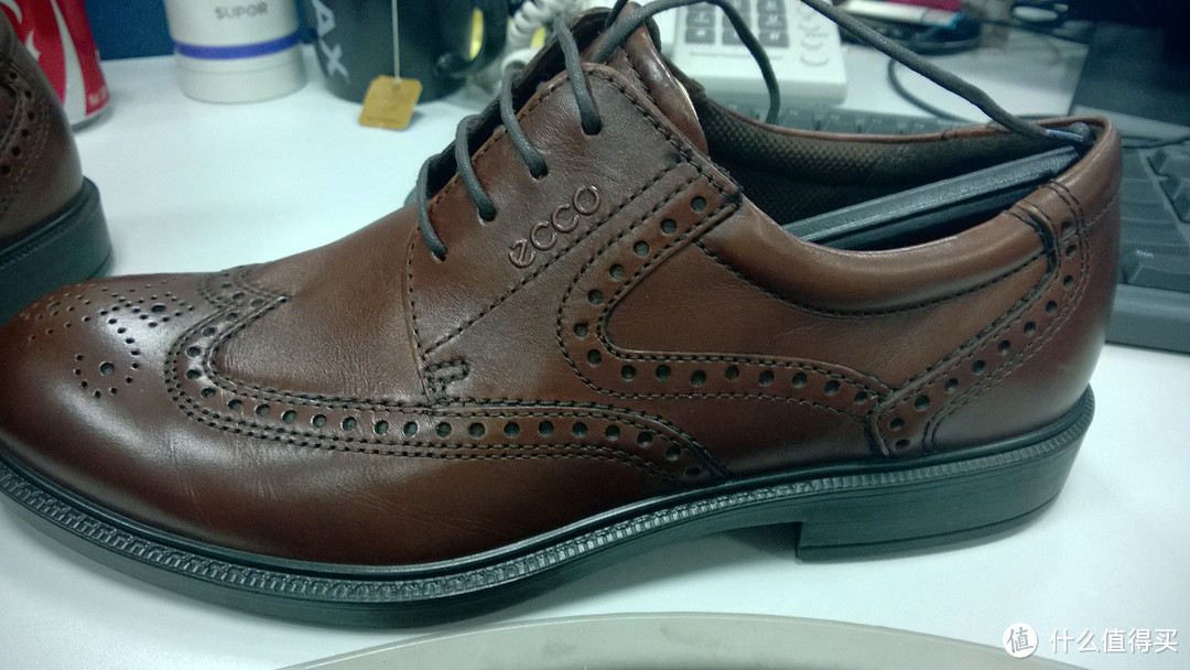 ecco 爱步 Atlanta Wing Tip Oxford 男款正装系带皮鞋