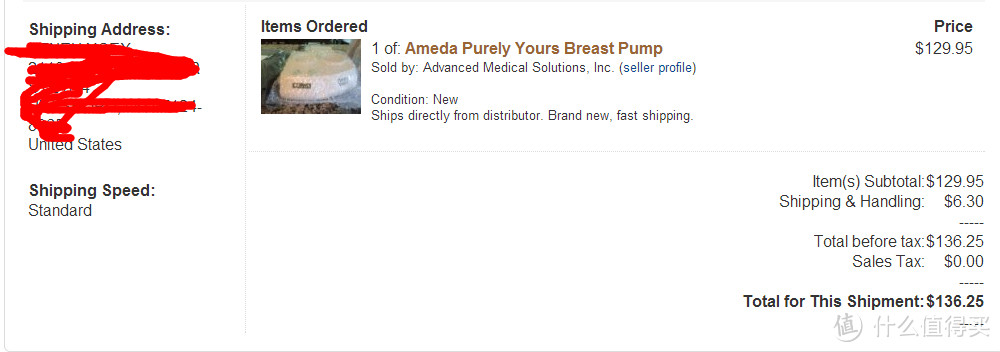 Ameda Purely Yours Breast Pump 双边电动吸奶器