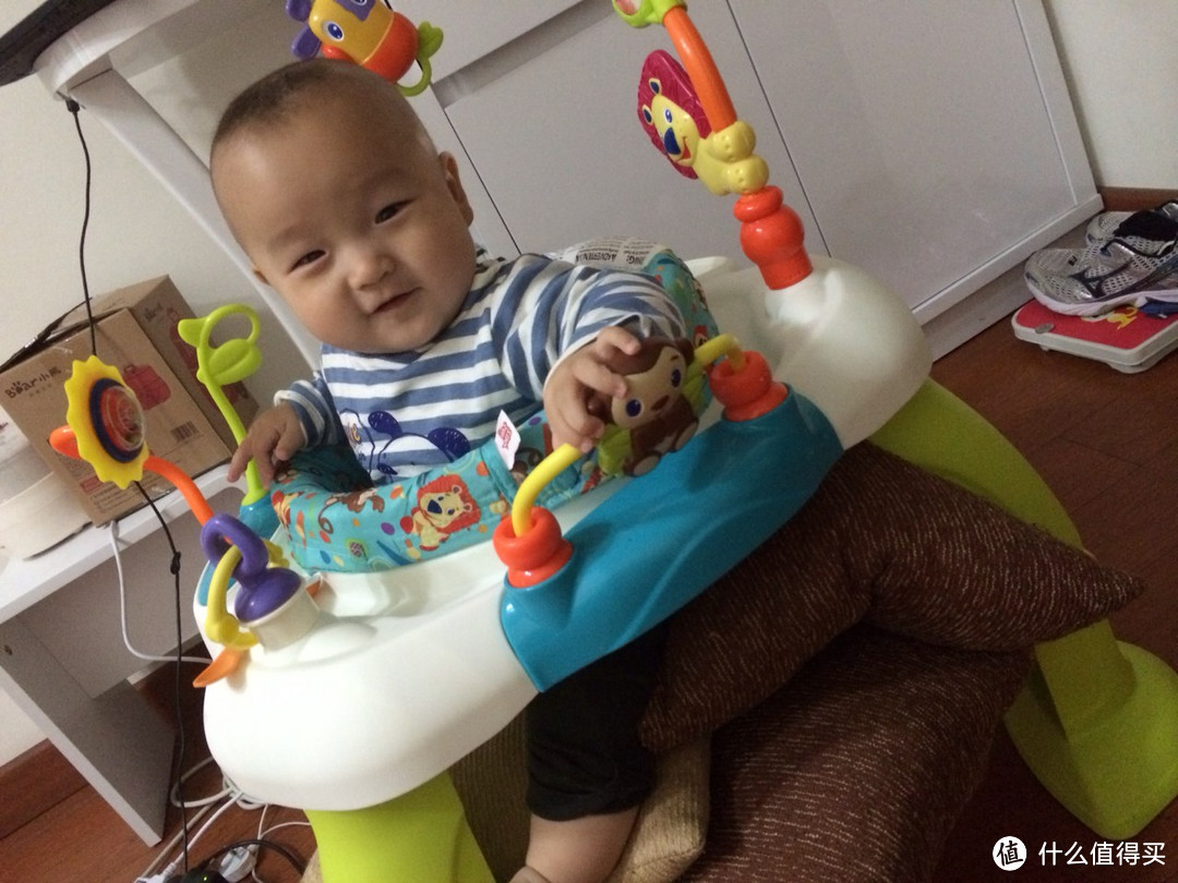 海淘 Bright Starts Bounce Bounce Baby Activity Zone 宝宝游乐椅 — 宝宝的小天地