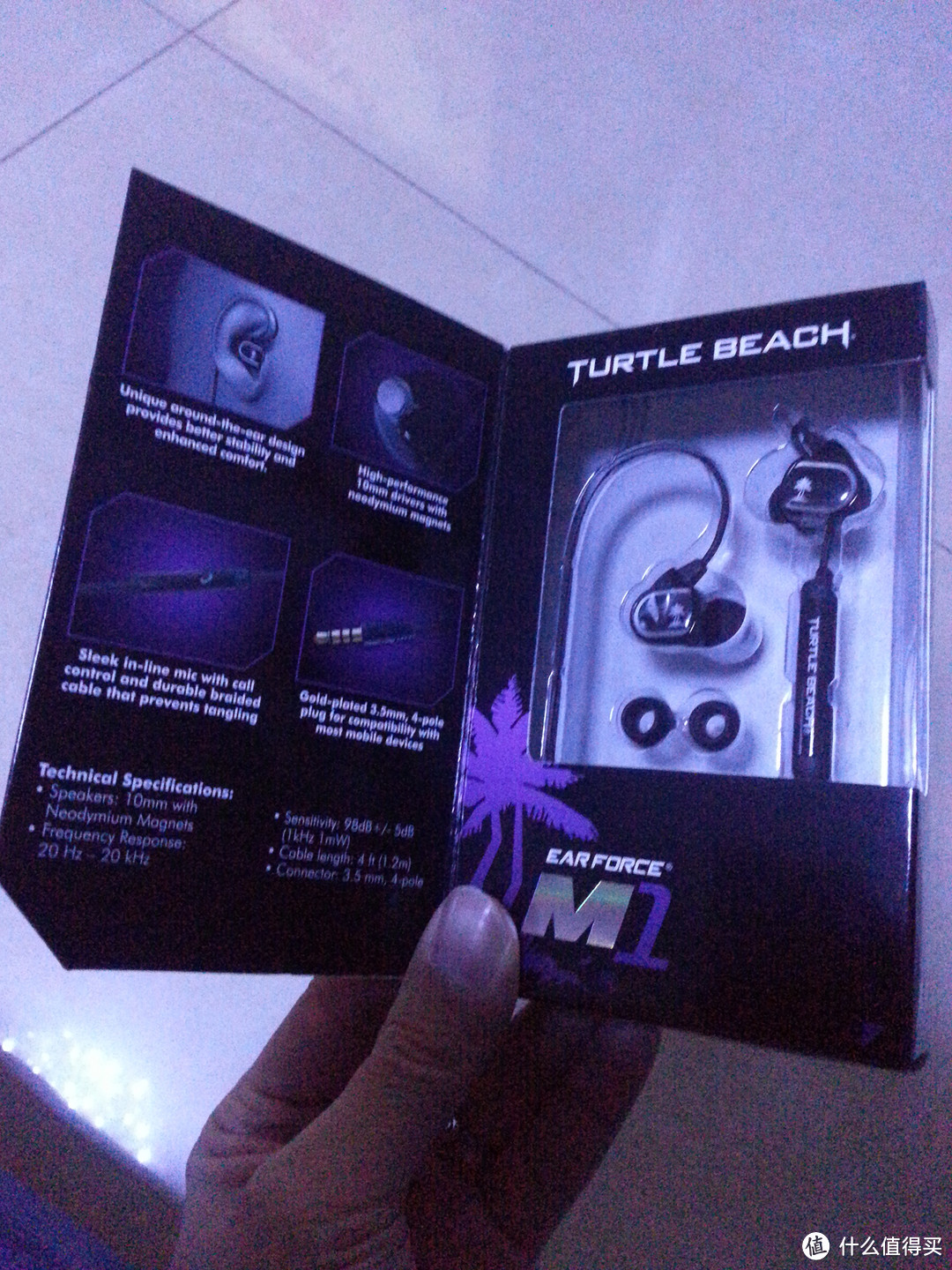 Turtle Beach 乌龟海岸 EAR FORCE M1 入耳式耳塞 & Audio Technica 铁三角 ATH-CK313iS 耳机