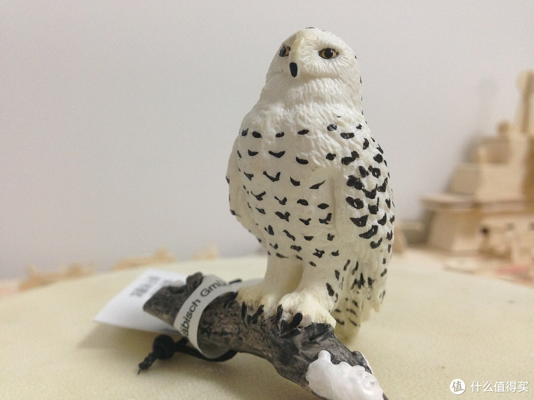 栩栩如生，纤毫毕现：Schleich 思乐 动物模型 雄麋鹿14619、雪鸮 S14671