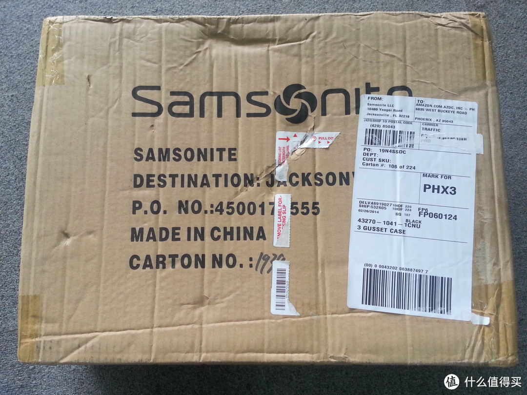 美亚入手 Samsonite 新秀丽 经典 三节点 电脑包