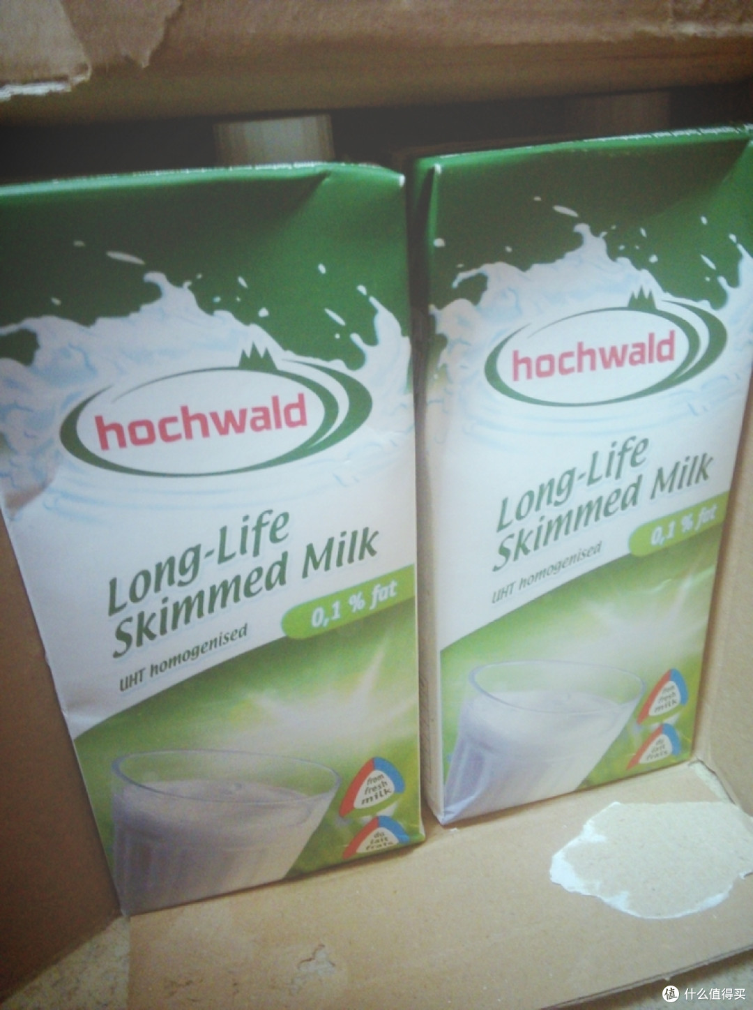 4块钱1L的 Hochwald 好沃德 脱脂牛奶