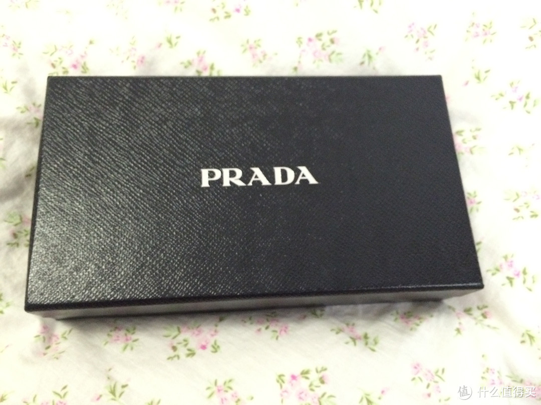 京东购入 PRADA 普拉达 女款牛皮咖啡色拉链长款钱包 1M1317 QWA F098L