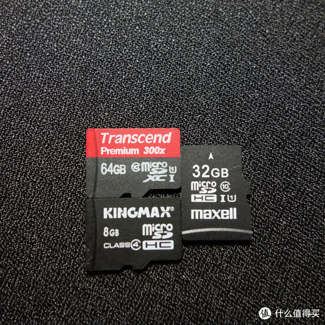 胜创 8G TF卡 class4 & 麦克赛尔 32G  C10 UHS-1 TF存储卡 & 创见 UHS-I 300X 64G TF存储卡