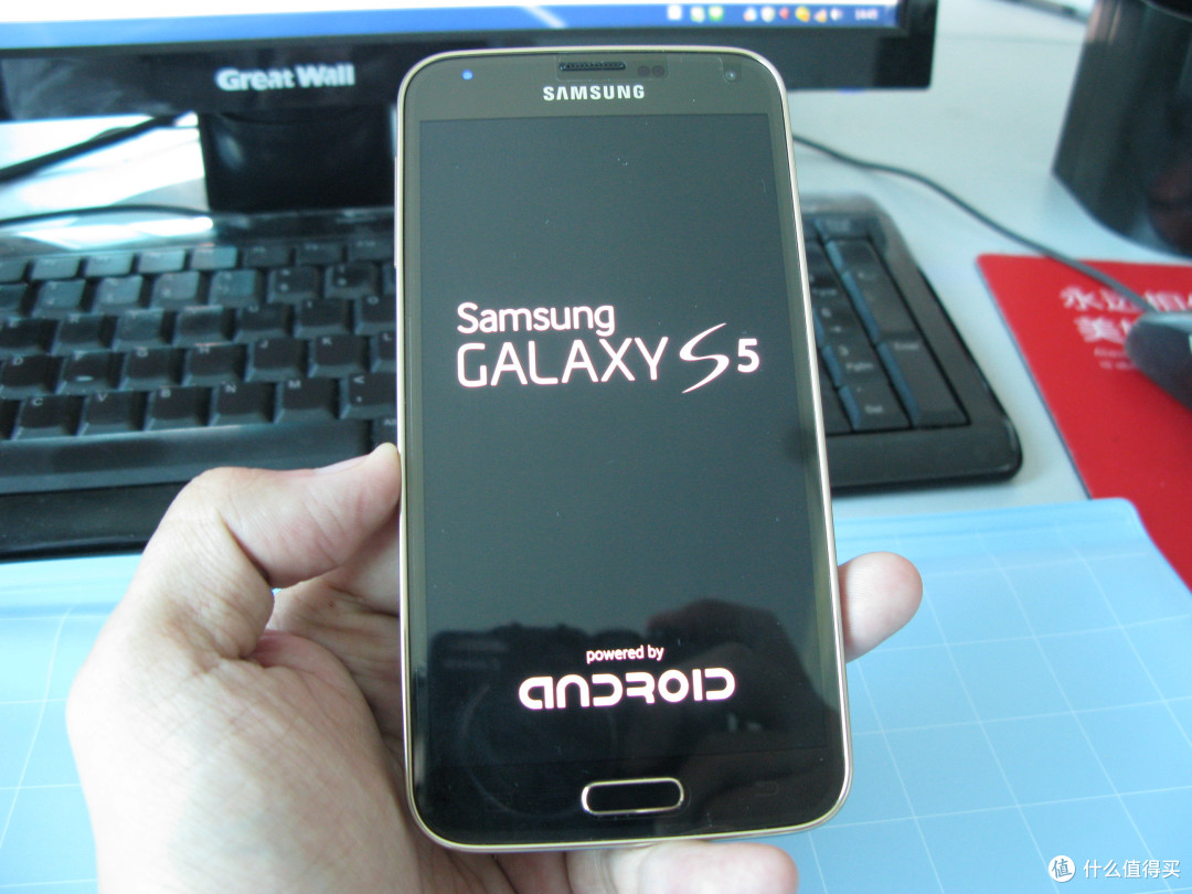 韩版土豪金 samsung 三星 galaxy s5 sm-g900k 4g智能手机