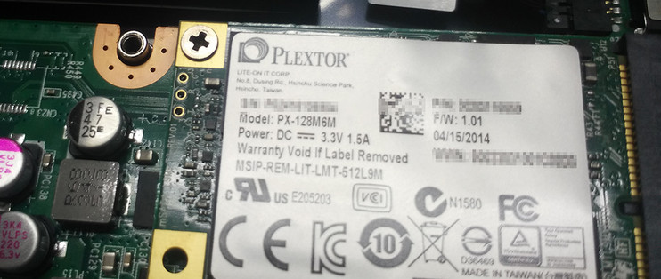 Plextor 浦科特M6M系列128G MSATA接口SSD固态硬盘（PX-128M6M）_固态