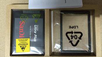 海淘Frustration-Free Packaging 包装 SANDISK 闪迪 Ultra Plus 256G 至尊高速 SSD固态硬盘