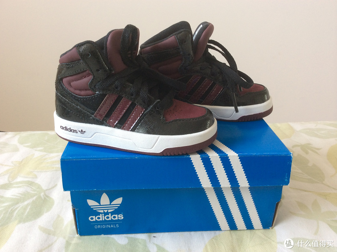 adidas 阿迪达斯 Originals 三叶草 Kids Court Attitude 儿童款休闲运动鞋