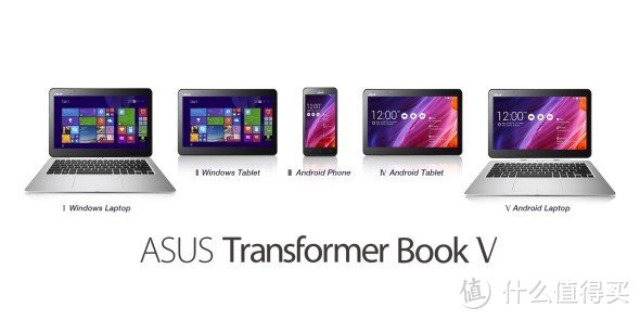 【COMPUTEX】华硕发布五合一变形本Transformer Book V等多款新品