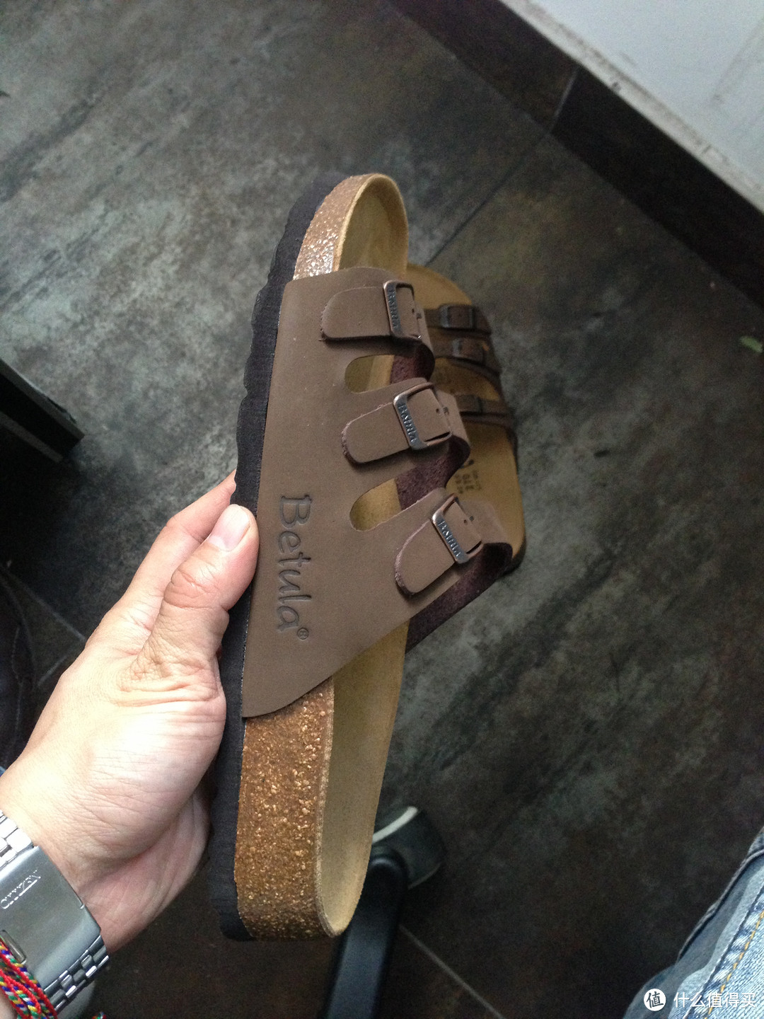 海淘 New Betula Birkenstock 男款软木底凉鞋