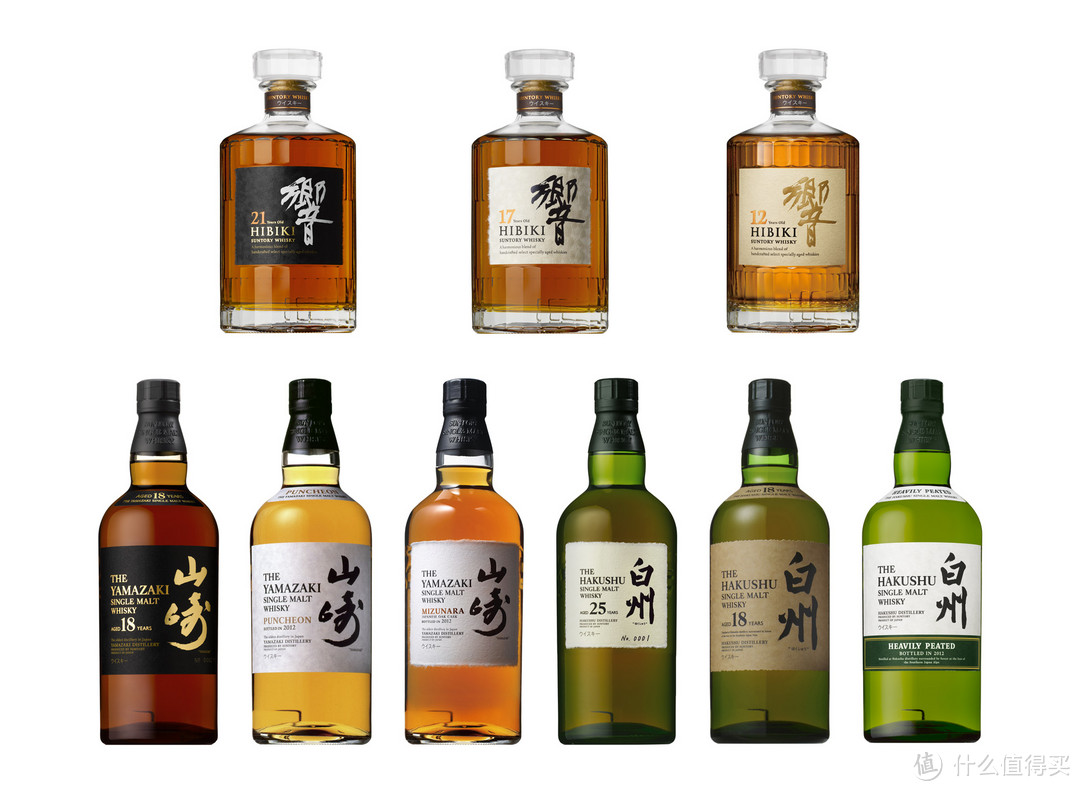 市场新贵三剑客 Glenmorangie、SUNTORY、NIKKA