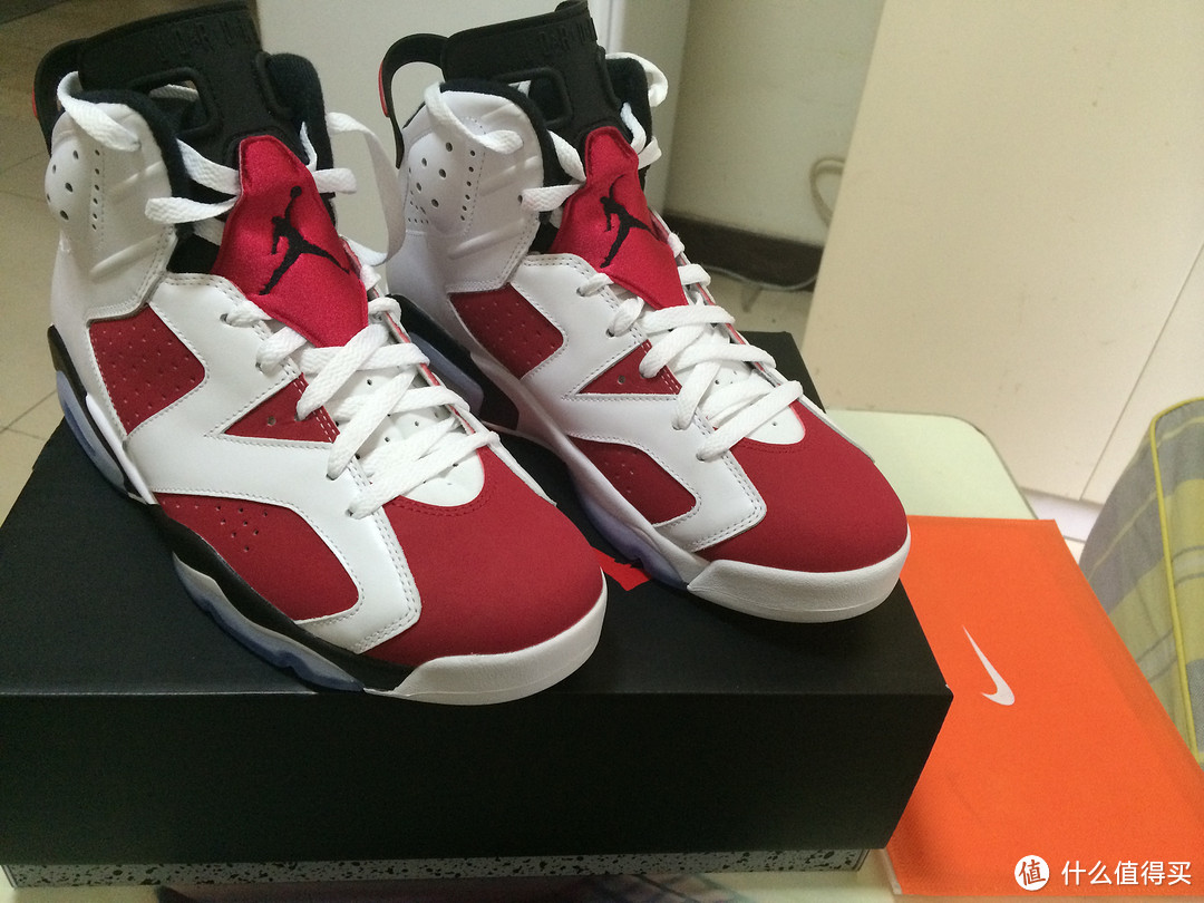 AJ理智粉&樱木脑残粉向童年致敬！NIKE 耐克官网 购入 Air Jordan 6 "Carmine" 胭脂红 复刻版 篮球鞋