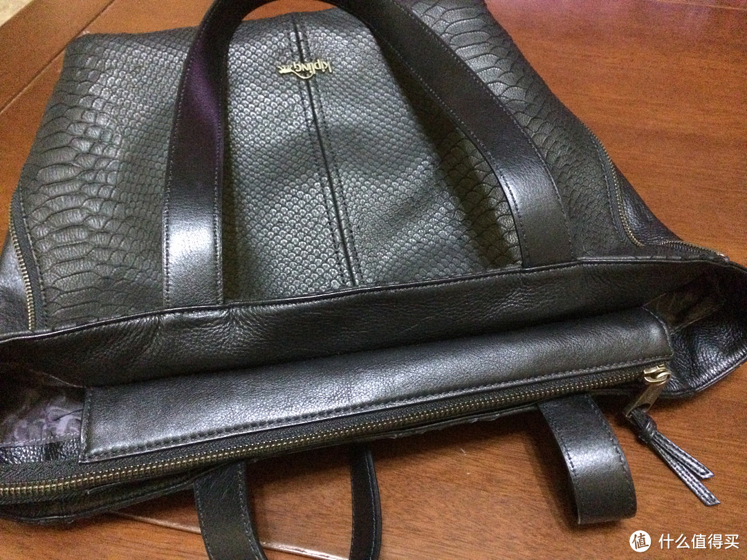 海淘 Kipling 凯普林 HERMINE LEATHER TOTE 女款单肩挎包，顺便翻包自我剖析女汉子的内心