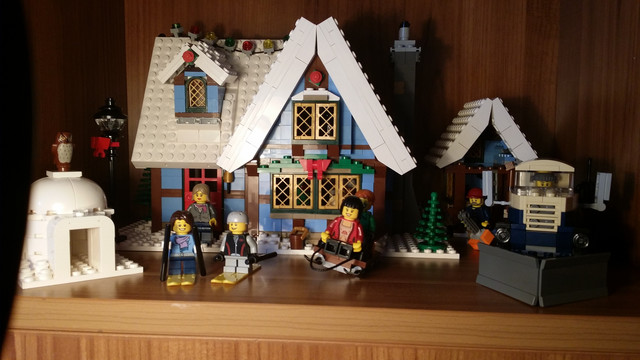 lego 乐高 10229 冬季村舍 — 炎炎夏日里的清凉