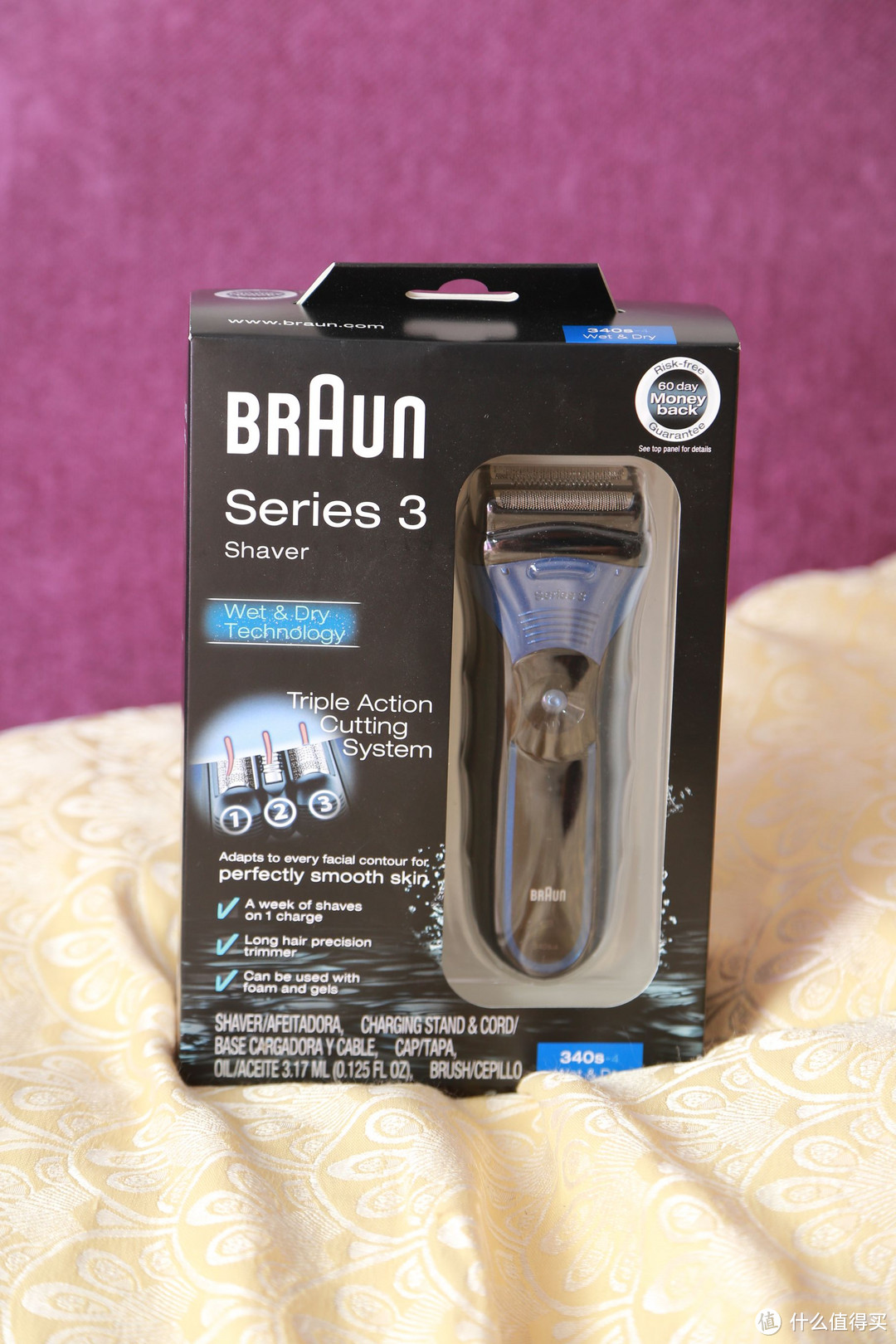 博朗的工艺，低端的标杆：Braun 博朗 340S-4 往复式电动剃须刀