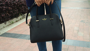 kate spade NEW YORK 凯特·丝蓓纽约 Cedar Street Maise Tote 女款十字纹贝壳包