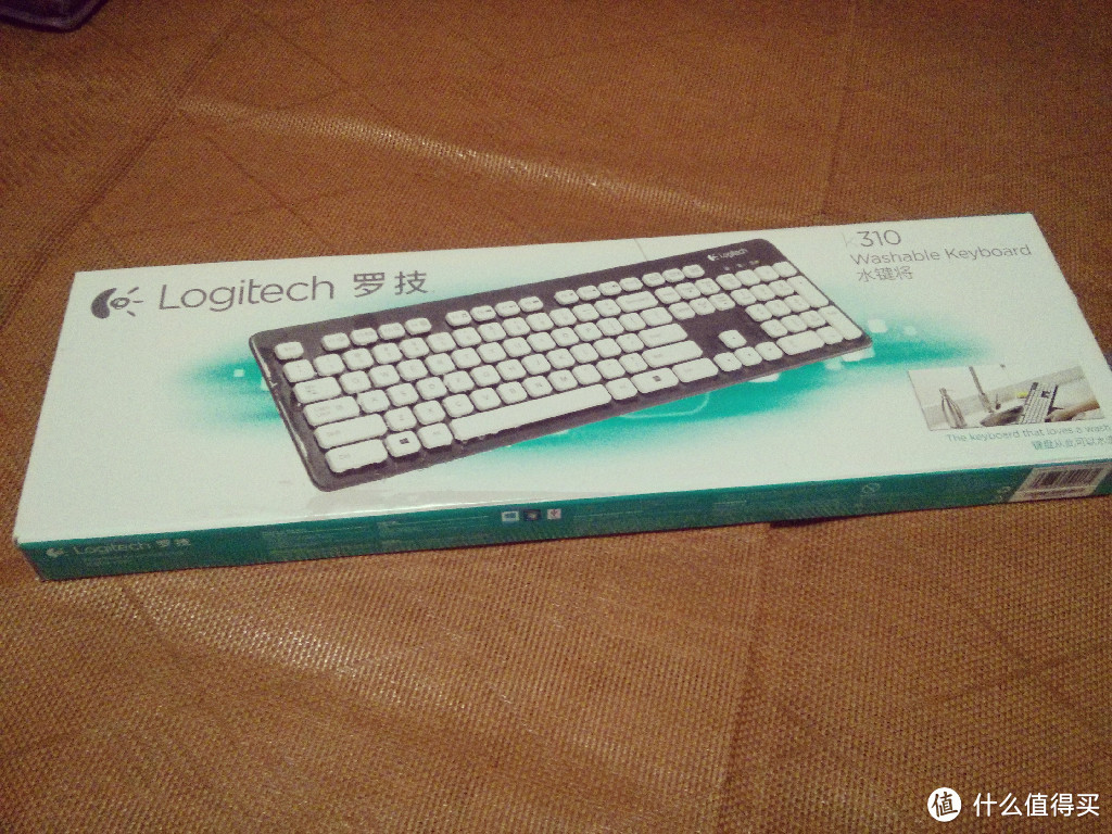 生日礼物：Logitech 罗技 K310 有线水洗键盘 & T400 无线局部触控鼠标