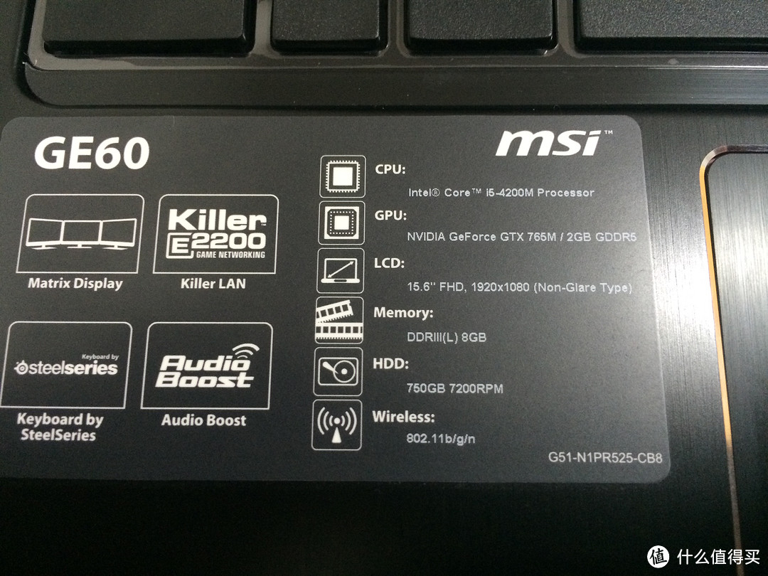 聊一聊 MSI 微星 GE60 2OE-218XCN 15.6英寸游戏本，加装SSD