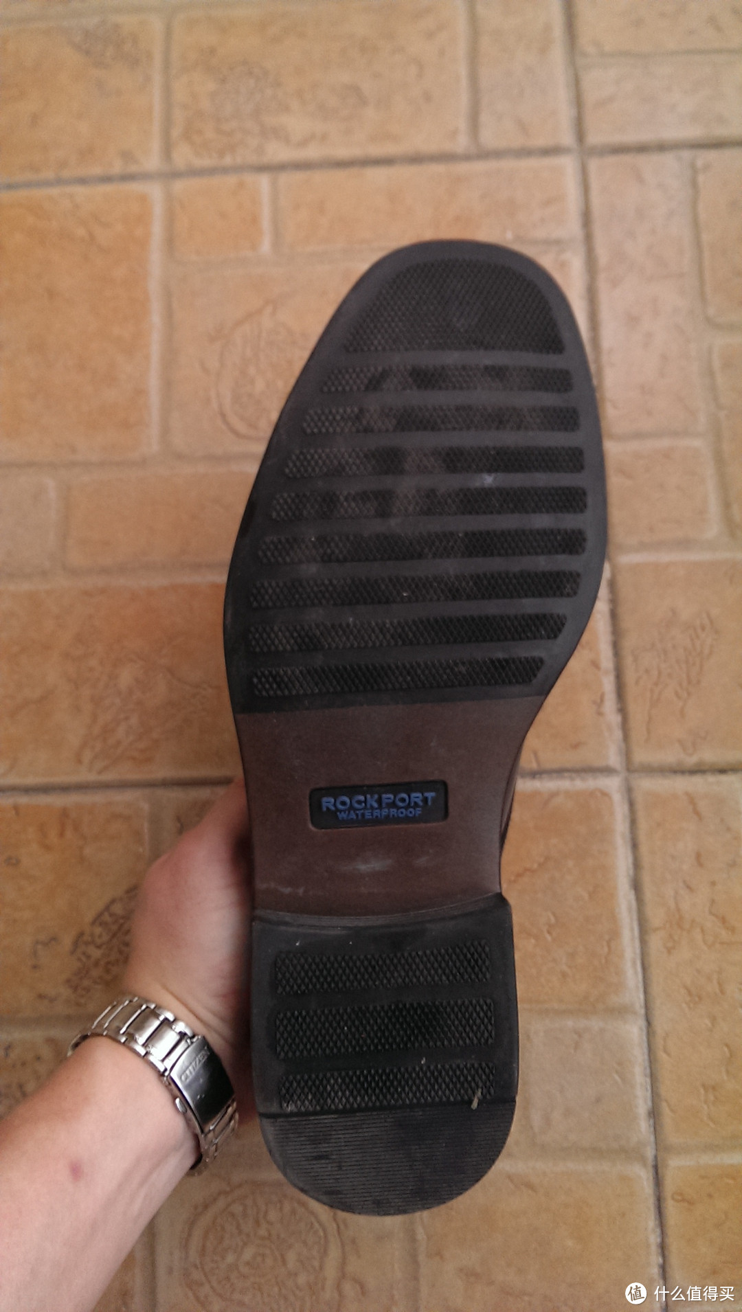 Rockport 乐步 Waterproof Evander 男款牛津皮鞋 细节展示