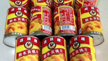 并不爽脆的 AYAM BRAND 雄鸡标 糖水黄桃片