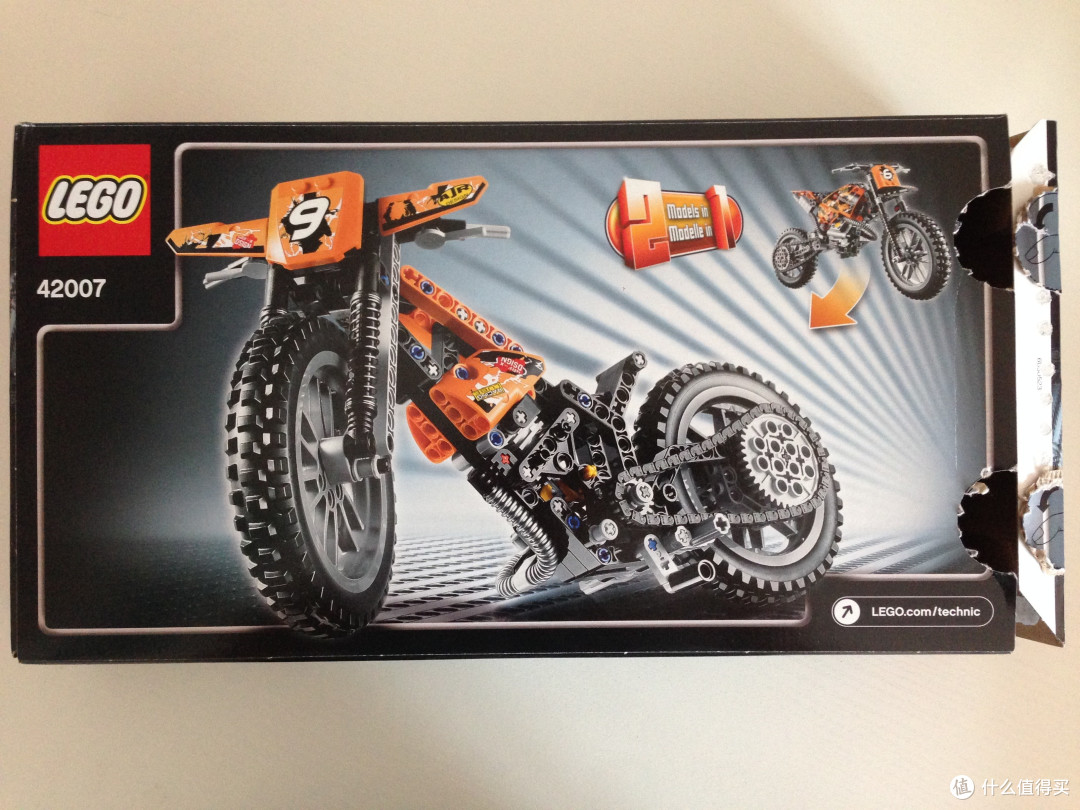 2银联节入手的 lego 乐高 机械组 越野摩托车 42007