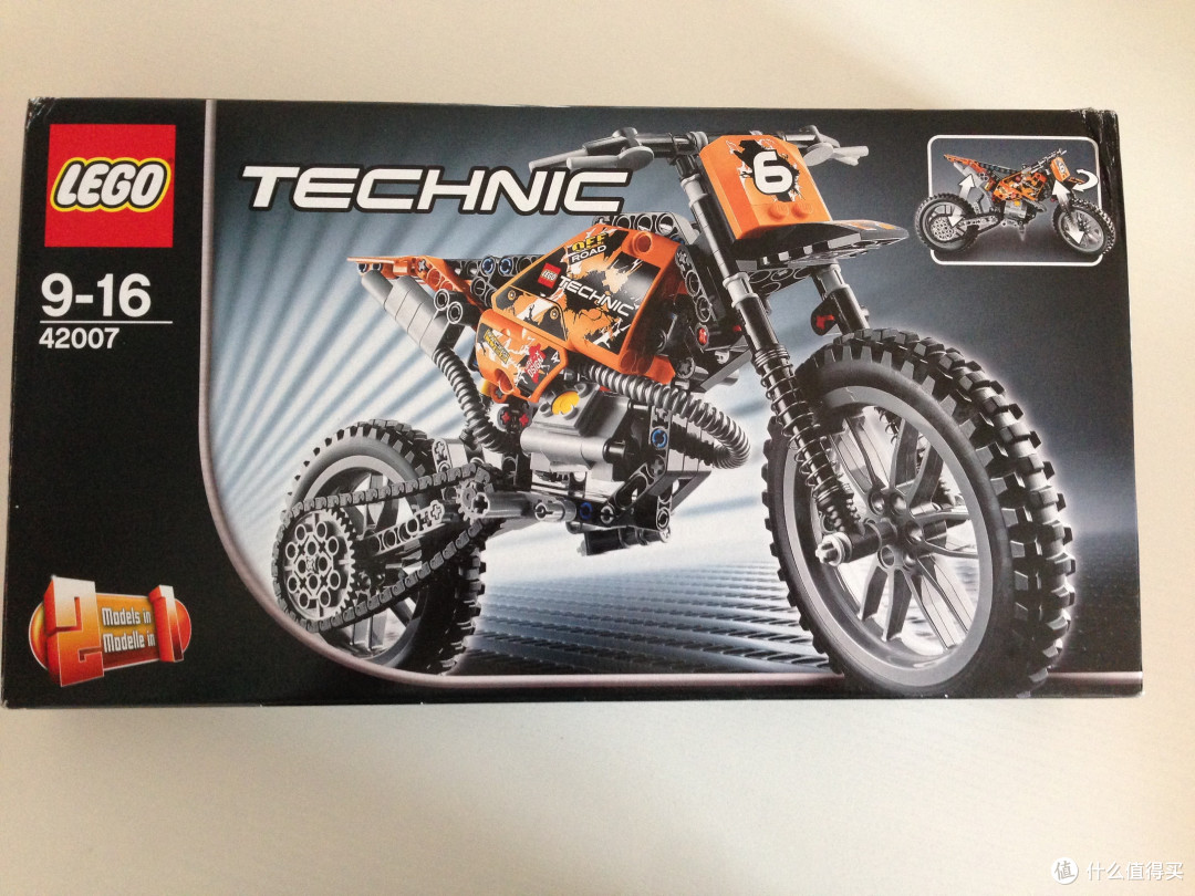 6.2银联节入手的 LEGO 乐高 机械组 越野摩托车 42007